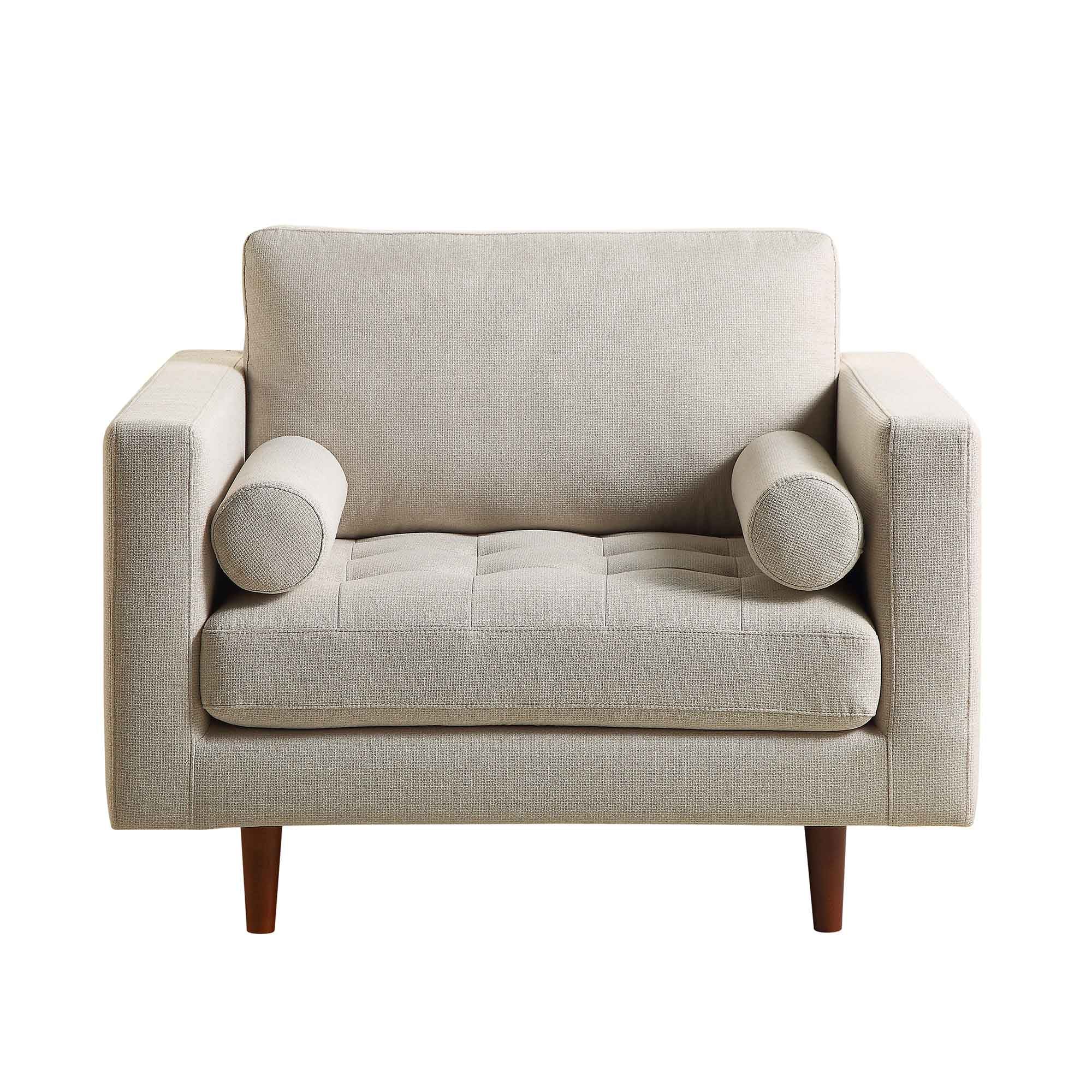henrietta armchair, beige woven fabric henrietta armchair, beige woven fabric