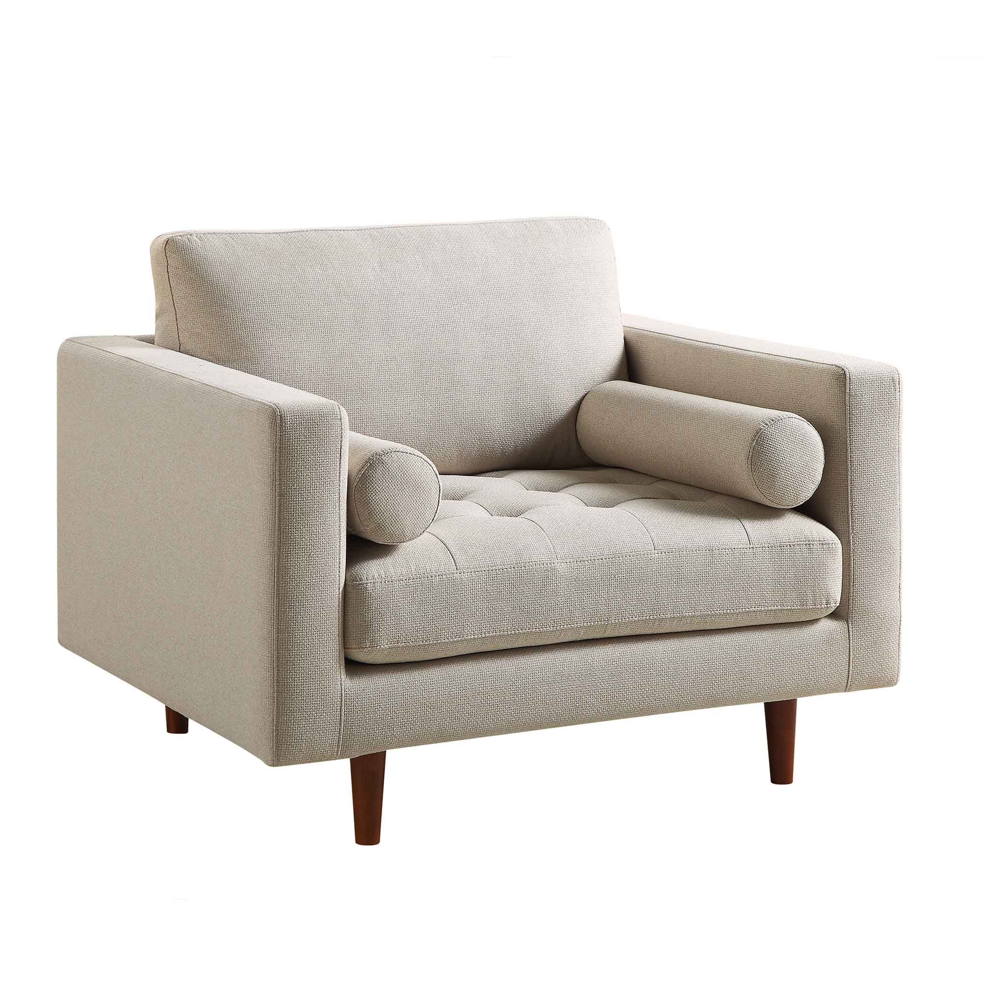 henrietta armchair, beige woven fabric henrietta armchair, beige woven fabric