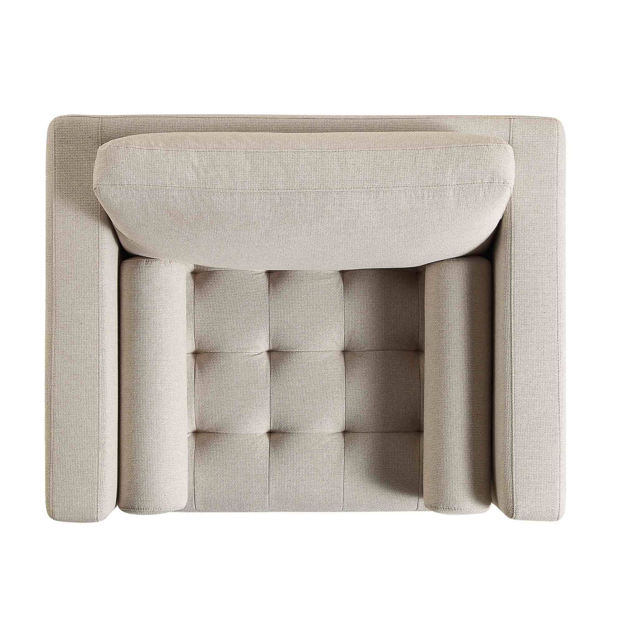 henrietta armchair, beige woven fabric henrietta armchair, beige woven fabric