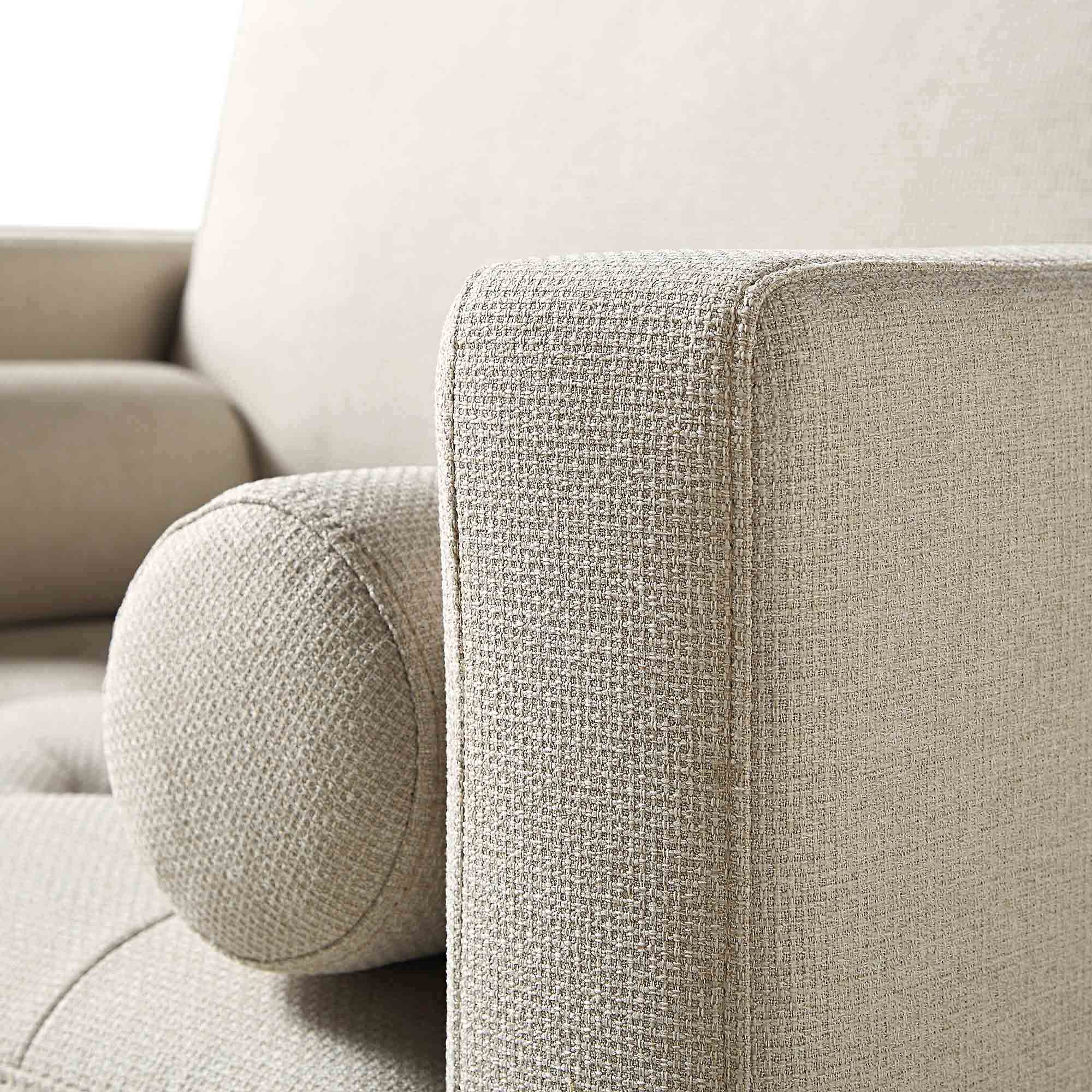 henrietta armchair, beige woven fabric henrietta armchair, beige woven fabric