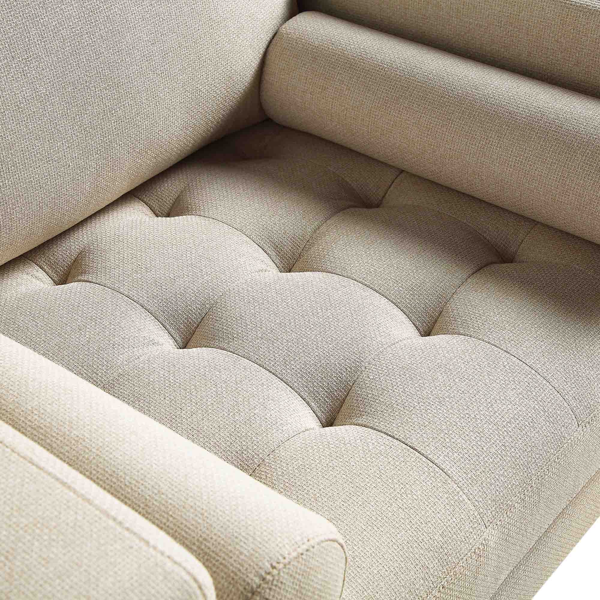 henrietta armchair, beige woven fabric henrietta armchair, beige woven fabric
