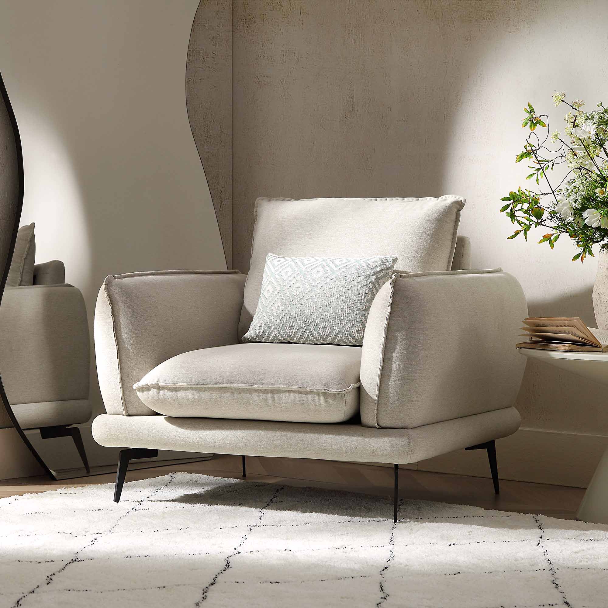 obriel oatmeal fabric armchair obriel oatmeal fabric armchair