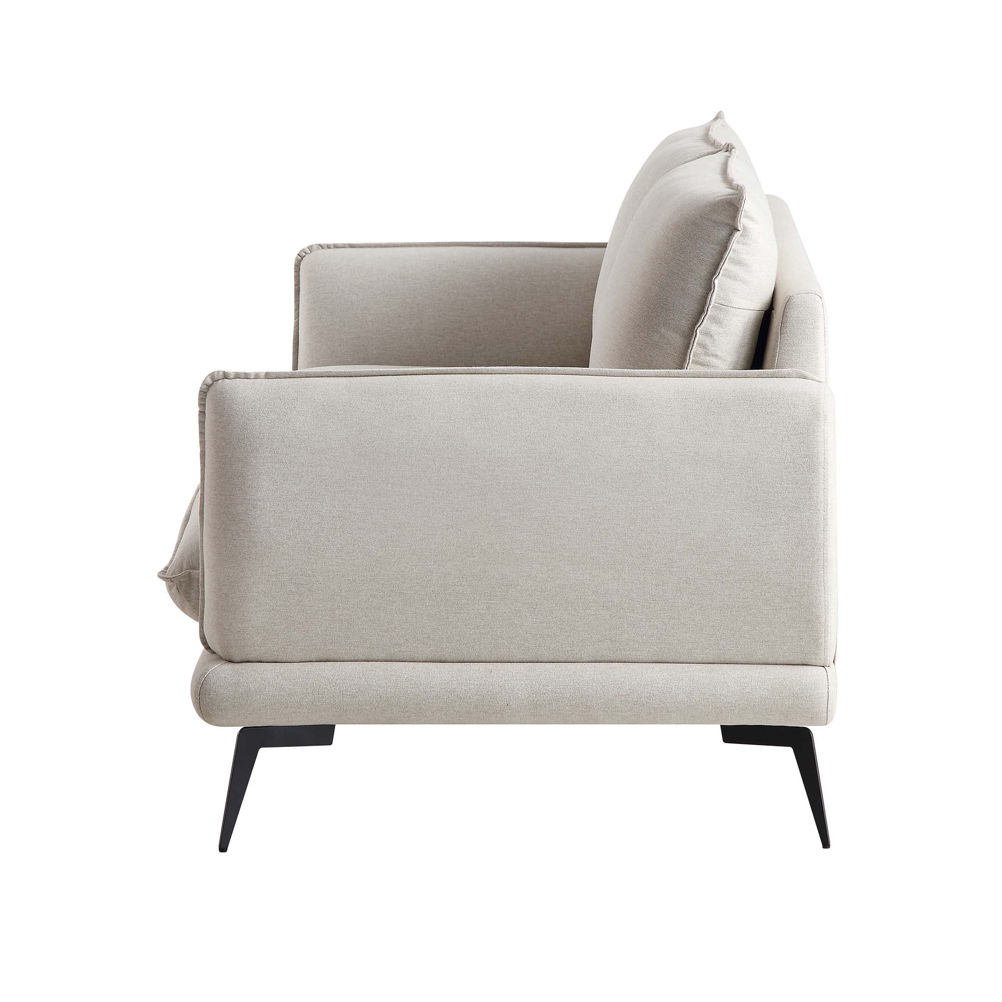 obriel oatmeal fabric sofa, 3 seater obriel oatmeal fabric sofa, 3 seater