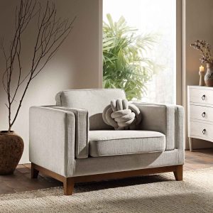 dipley oatmeal fabric sofa, 1 seater
