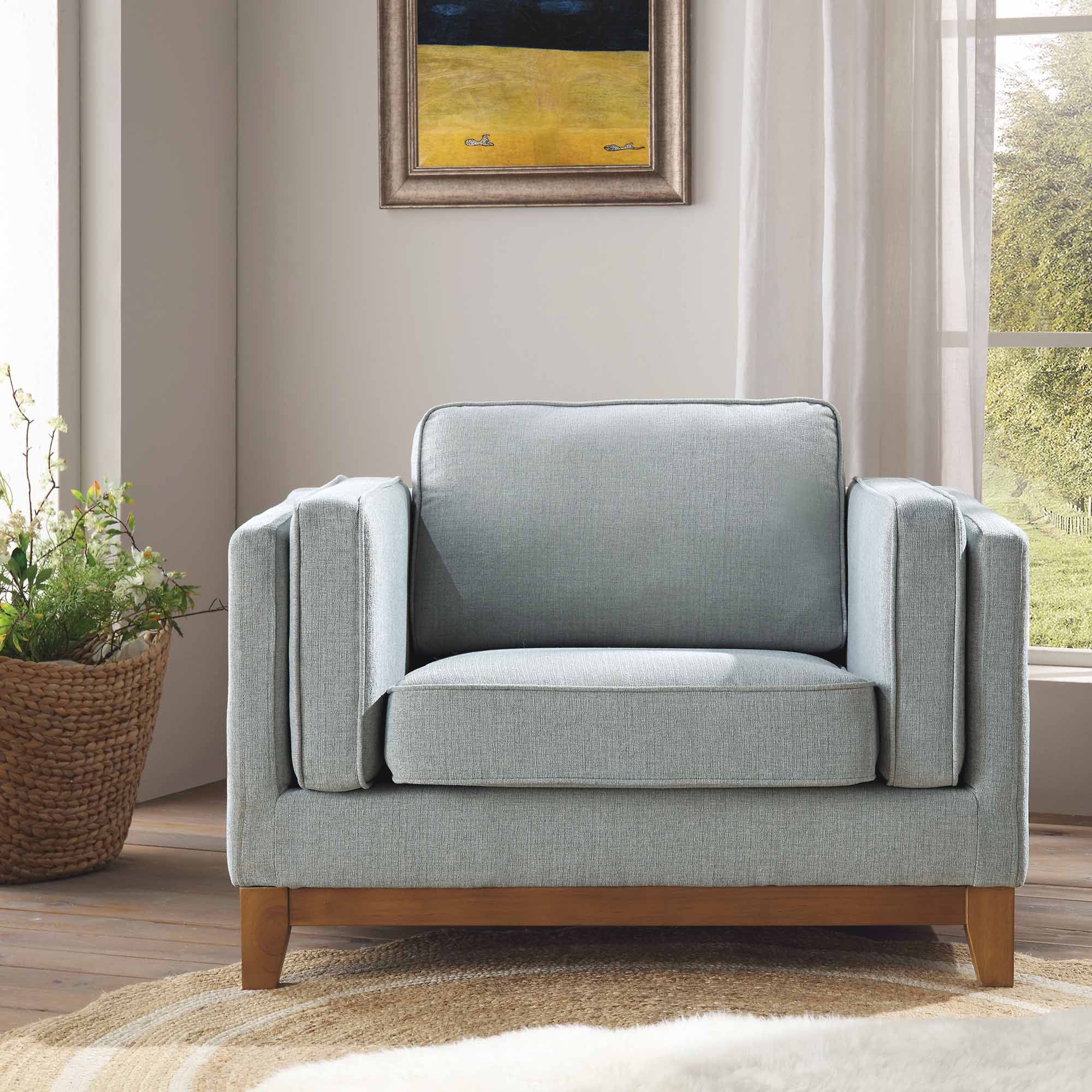dipley sage fabric sofa, 1 seater dipley sage fabric sofa, 1 seater