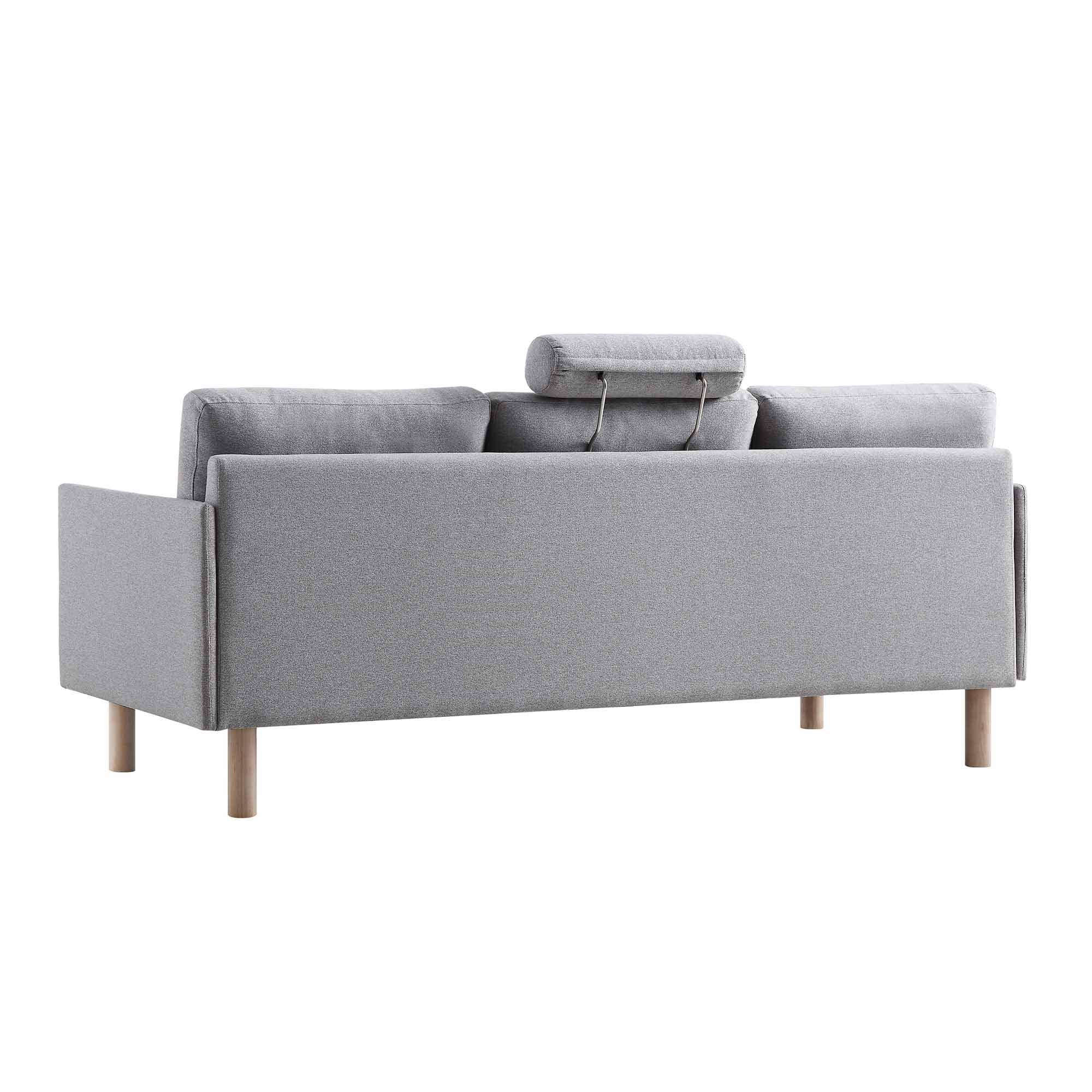 timber gray marl fabric sofa, 3 seater timber gray marl fabric sofa, 3 seater