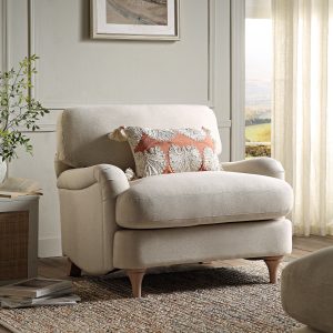 daphnis oatmeal fabric sofa, 1 seater