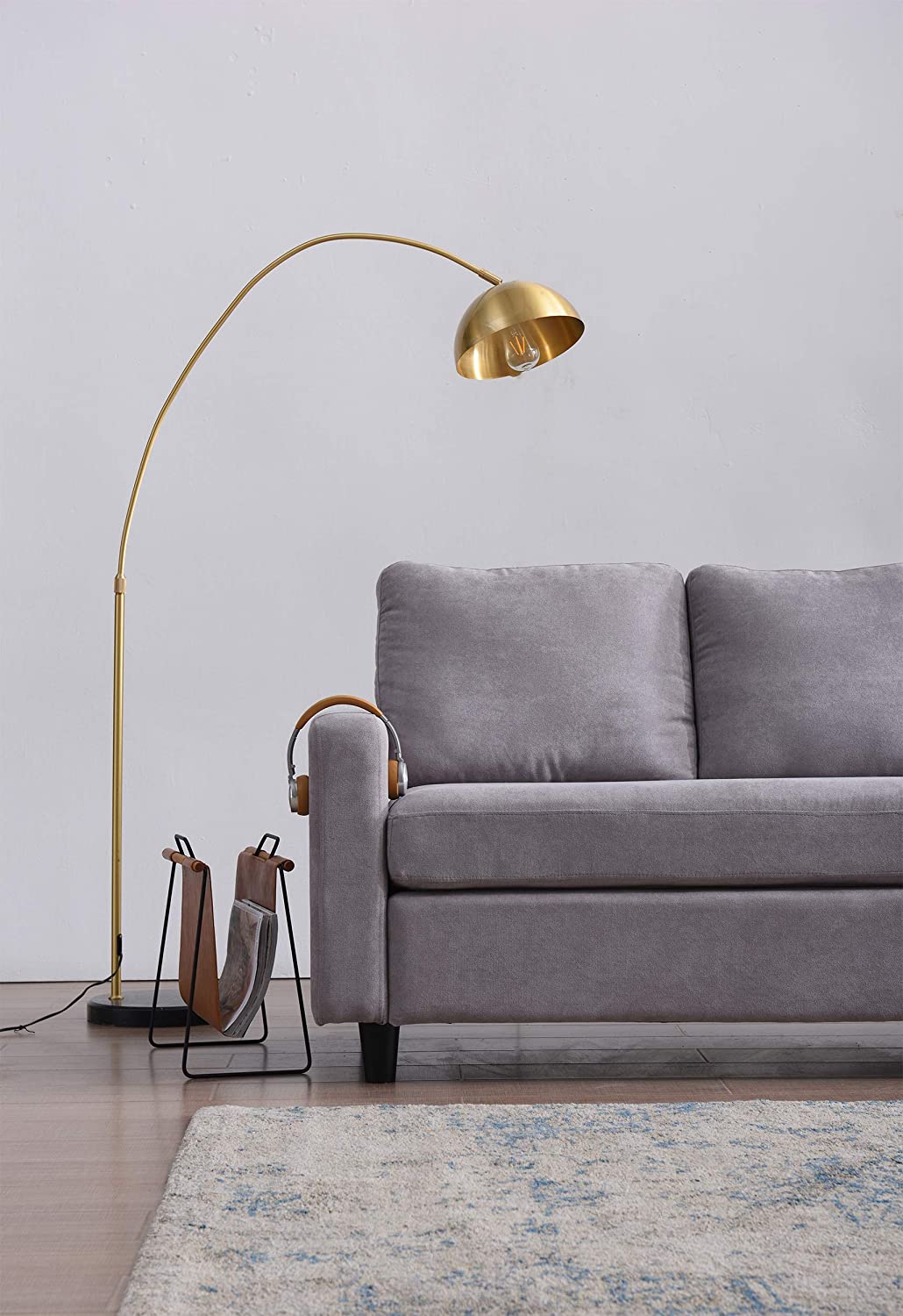 campbell 3 seater sofa with reversible chaise in light gray campbell 3 seater sofa with reversible chaise in light gray