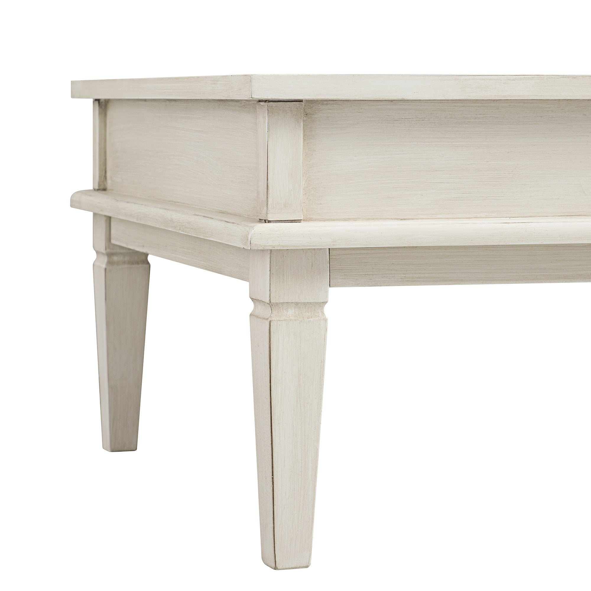 chantilly whitewashed coffee table with drawers chantilly whitewashed coffee table with drawers