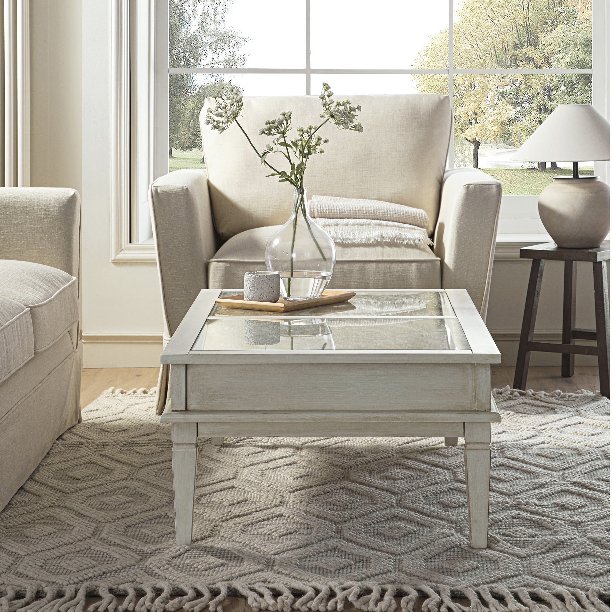chantilly whitewashed coffee table with drawers chantilly whitewashed coffee table with drawers